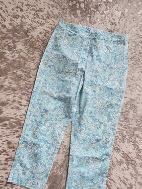 Lilly Pulitzer Kiss The Cook Monkey Chef Pant Sz6